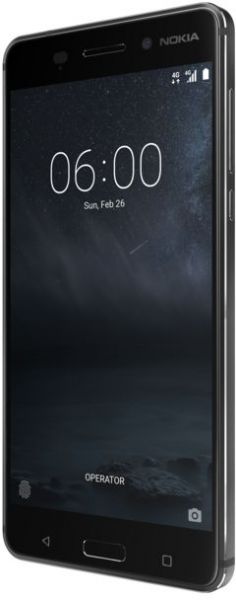 Nokia 6 Dual Sim - 32GB, 3GB RAM, 4G LTE, Matte Black